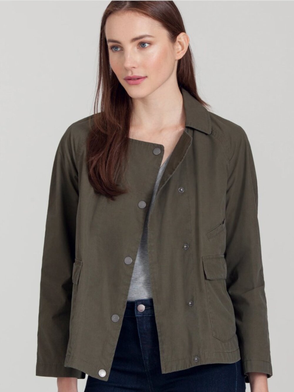 NWT AETHER Lenox Jacket in Dark Discovery Green / S